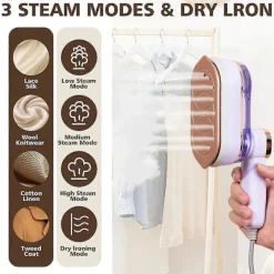 Strykjärn-Reseångare för Kläder Portabelt Mini Strykjärn Handhållet Mini Ångstrykjärn Klädångare för Hem EU-kontakt,c