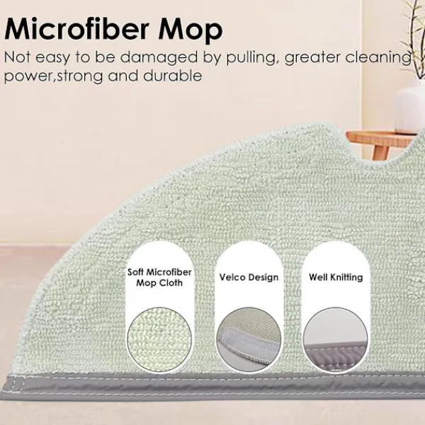 YIXI Dammsugare & Tillbehör-Reservdelar för Roborock Q5 Pro+/q8 Max+ (plus) dammsugare huvudsidoborste Hepa-filter moppduk dammsugarpåsar