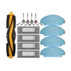 unbranded Dammsugare & Tillbehör-Reservdelar och tillbehör till Ecovacs Deebot N8 / N8+ / N8 Pro+ / N8 Pro+ Plus - Huvudsidoborste, HEPA-filter, Mopptrasa