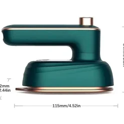 Strykjärn-Reseskållångstrykjärn för kläder Bärbar hopfällbar handhållen klädångare Tyg, Lämplig för resor Hem Vit EU-kontakt