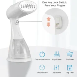 Strykjärn-Resesånggenerator - Grön, 1500W Bärbar strykjärn, Perfekt för
