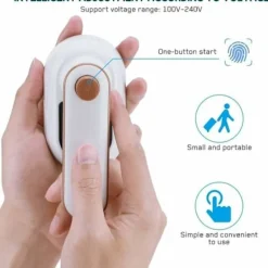 Strykjärn-Resestrykjärn: Resestrykjärn - Ministrykjärn - 20s Snabb uppvärmning - 50 ML Vattentank - Våt och torr för hem och resor - Vit