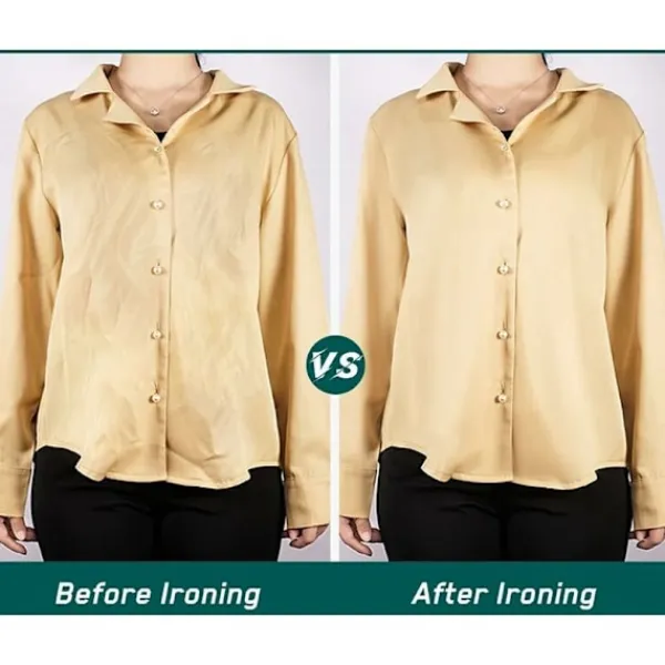 Strykjärn-Resjärn: Resjärn - Minijärn - 20s Snabb uppvärmning - 50 ML Vattentank - Våt och torr för hem och resor - Vit