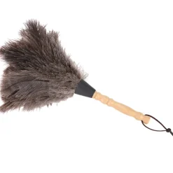 Svampar & Dukar-Reusable Ostrich Feather Duster with Anti-Static Wooden Handle