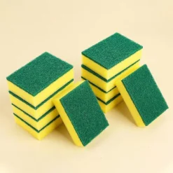 Svampar & Dukar-Räkna tunga skrubbsvampar kök, små disksvampar för kök, hushållsrengöring,