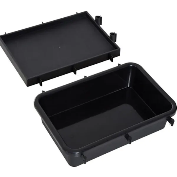 Rootz Living Städmaskiner-Rootz rengöringsvagn - svart, blå, orange - metall, PP, tyg - 43