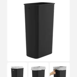 Rootz Living Soptunnor-Rootz soptunna - soptunna - soptunna - soptunna - återvinningskärl - utomhus soptunna - inomhus soptunna - kök soptunna - kontorssoptunna - vit - 44,5 | Fyndiq