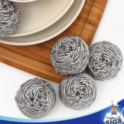 Svampar & Dukar-Rostfria stålull - 12-pack, vikt 30g