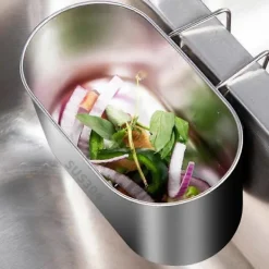 unbranded Soptunnor-Rostfritt Stål Diskbänksil Korg Multifunktionell Skräpfilter för Kök och Badrum—max