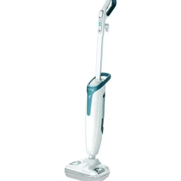 ROWENTA Ångtvättar-Dampf Kraft Ångtvätt Rengöring utan kemikalier eller detergent RY6597WH Vit blå