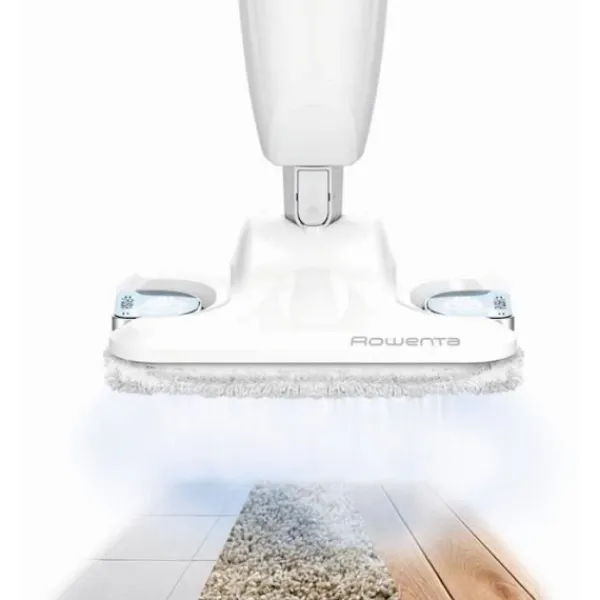 ROWENTA Ångtvättar-Dampf Kraft Ångtvätt Rengöring utan kemikalier eller detergent RY6597WH Vit blå