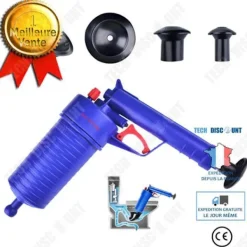 TECH DISCOUNT Rengöringsmedel-Rörrensare - TD® - Fjäder - Högkvalitativ plast - 4 sugkoppar - 0,9 kg