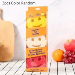 FMYSJ Svampar & Dukar-Scrub Daddy & Scrub Mommy Dubbelsidig Svampset - Ergonomisk, Repfri Rengöring För Kök, Badrum & Mer - Polyuretan, Säker På Flera Ytor (FMY) 3pcs | Fyndiq