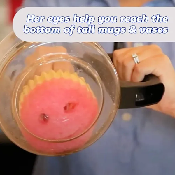 ATELA Svampar & Dukar-Scrub Daddy Scrub shooting star blandade 3-pack, dubbelsidig skrubbsvamp, alternativ till skurar som inte repar, rengöringssvampar för diskning