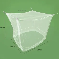 SEKEY Skadedjur & Insekter-Myggnät för Enkelsängar/Dubbel sängar | Insektskyddskärm L200xB100xH200 cm