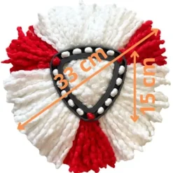 PHONILLICO Städmoppar-Serpillère för Vileda Turbo / Turbo Smart / Easy Wring & Clean [Pack 3] Tvättbart återanvändbart mopphuvud