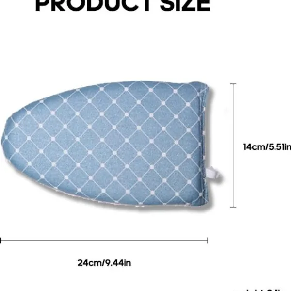 Strykjärn-Set med 1 (blå) strykjärnsvante, strykhjälpmedel med värmebeständighet