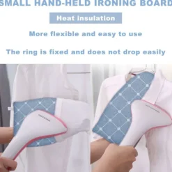 Strykjärn-Set med 1 (blå) strykjärnsvante, strykhjälpmedel med värmebeständighet