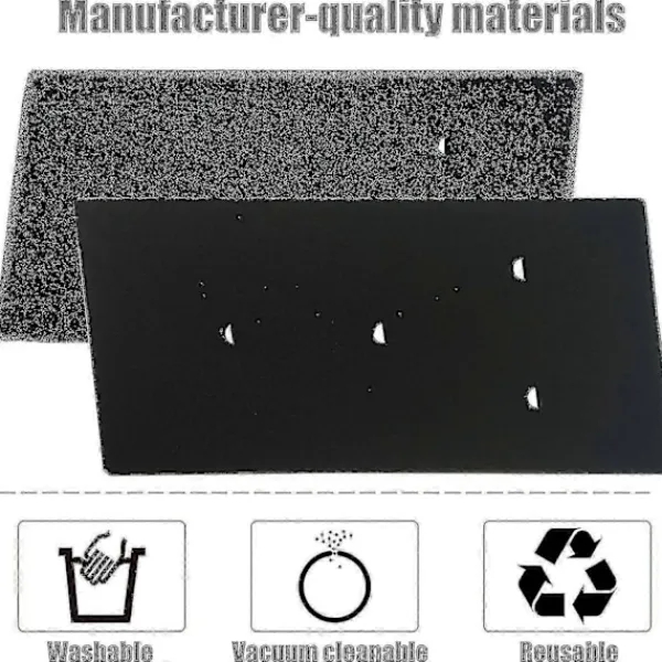 FMYSJ Torktumlare-Set med 4 filter för Bauknecht, Privileg, Whirlpool torktumlare med värmepump - Svampfiltermattor g20241743329 (FMY)