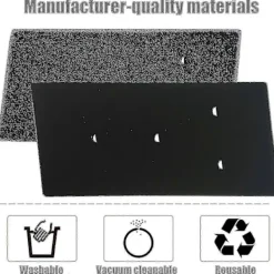 Torktumlare-Set med 4 filter för Bauknecht, Privileg, Whirlpool torktumlare med värmepump - Svampfiltermattor