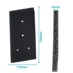 DAO Torktumlare-Set med 6 filter för Bauknecht Privileg Whirlpool HX 481010716911 Torktumlare Värmepumpstorktumlare Fin Grov 230 x 115 x 14 mm Svampfiltermatta Kond [DB] | Fyndiq