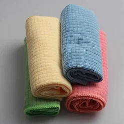 Generic Svampar & Dukar-Set med 4 kökshanddukar i mikrofiber, hög absorptionsförmåga, 30x40 cm