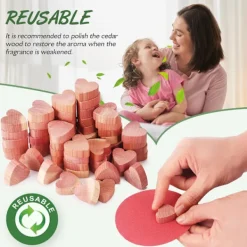 Skadedjur & Insekter-Set med 100 malavvisande cederträ, antimalmedel för textilier