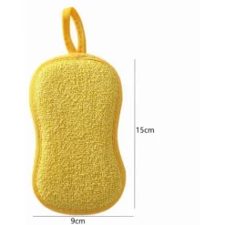 OCEAN Svampar & Dukar-Set med 10 Återanvändbara Dubbelsidiga Rengöringssvampar Tvätta Dishwas