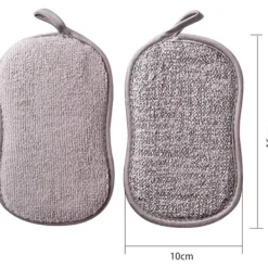 Svampar & Dukar-Set med 8 tvättbara disktrasor i mikrofiber, perfekta för non-stick-pannor