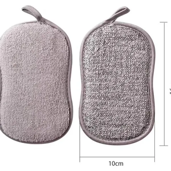 Svampar & Dukar-Set med 8 tvättbara disktrasor i mikrofiber, perfekta för non-stick-pannor