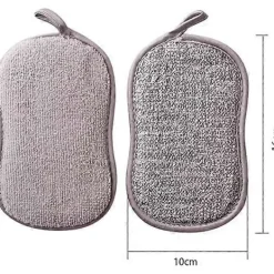 Svampar & Dukar-Set med 8 tvättbara mikrofibersvampar, perfekta för nonstick-ytor