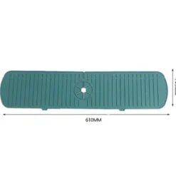 Hommy Svampar & Dukar-Silikon Kran Matta Kök För diskbänk svamp avlopp ställ justerbar vask matta kran stänk fångare badrum