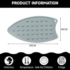 Generic Strykjärn-Silikon Strykjärnsunderlägg, Silikon Strykjärnsmatta, Stryknät, Portabel Silikon Strykmatta