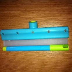 Fönsterrengöring-Silikon Vattenblad Rengöringssats Återanvändbara Glasrengöringsverktyg med Silikonskrapa Mikrofiberskrubber för Professionell Bilvård