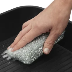 Svampar & Dukar-Silverglans Kudde 4-pack Diskborste Svamp Scourge Lurex Svamp Perfekt för beläggning av kastruller, stekpannor, keramiska spisar