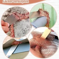 Skadedjur & Insekter-Säkert skydd med rostfritt kopparnät 3M