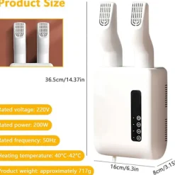 GIFT OF G Torktumlare-Skotork Stöveltork och Deodorizer, Väggmonterad Stövelvärmare med Värmefläkt & Timer, Tyst Snabbtorkning för Skor, Handskar, Mössor, Strumpor For EU | Fyndiq