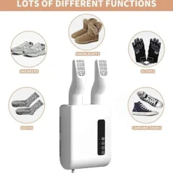 GIFT OF G Torktumlare-Skotork Stöveltork och Deodorizer, Väggmonterad Stövelvärmare med Värmefläkt & Timer, Tyst Snabbtorkning för Skor, Handskar, Mössor, Strumpor For EU | Fyndiq