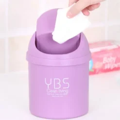 HEET Soptunnor-Skrivbordsminihink, liten papperskorg, hushåll med fack, skrivbord L