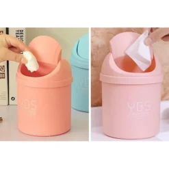 HEET Soptunnor-Skrivbordsminihink, liten papperskorg, hushåll med fack, skrivbord L