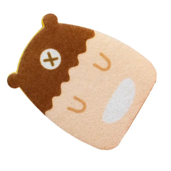 Svampar & Dukar-Skrubbsvamp Rengöringssvamp Dubbelsidig Cartoon Design Mångsidig Köksvamp för Stekpannor Dsih Krukor Björnen