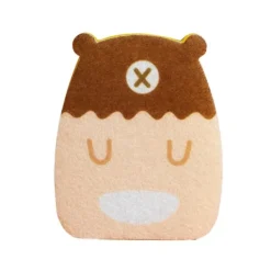 Svampar & Dukar-Skrubbsvamp Rengöringssvamp Dubbelsidig tecknad design Mångsidig kökssvamp för stekpannor Dsih Krukor Björn