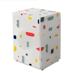 Tvättmaskiner-Skyddande överdrag för frontmatad tvättmaskin, torktumlare, vattentätt (Geometriskt mönster)