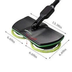 DMstore Städmoppar-Sladdlös Elektrisk Mopp - Kraftfull Golvrengörare för Trä- och Kakelgolv