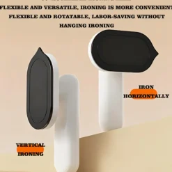 Strykjärn-Sladdlös Handhållen Mini Strykjärn - Portabelt och hopfällbart stryksystem med 90° roterande stryksula och litiumbatteri (ingen kontakt krävs), vit. | Fyndiq