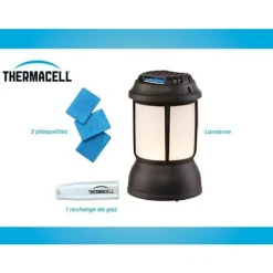 THERMACELL Skadedjur & Insekter-Sladdlös Tiger Mosquito och Myggmedelsenhet - lykta - 20m² skydd