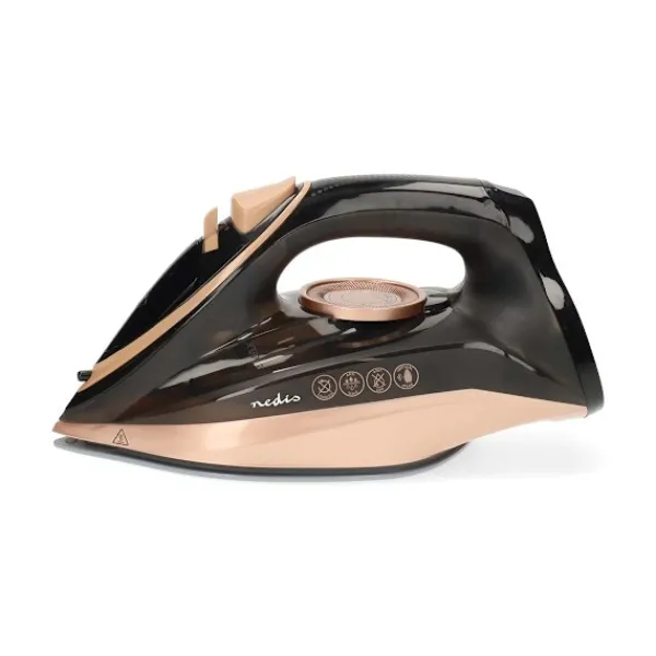 Nedis Strykjärn-Sladdlöst ångstrykjärn, 2200W, keramisk stryksula, 260 ml tank