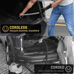 Dammsugare & Tillbehör-Slim V8 Mate Sladdlös Bil Dammsugare Hög Effekt 12000Pa/30AW, Handhållen Dammsugare Sladdlös Portabel Dammsugare för Bil-Perfekt