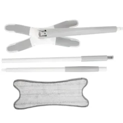 B2X Städmoppar-Smart Mikrofibermopp: Enkel Vridning, 360° Rörligt Huvud