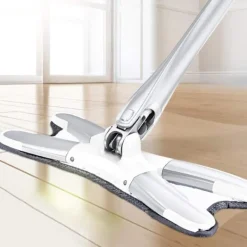 B2X Städmoppar-Smart Mikrofibermopp: Enkel Vridning, 360° Rörligt Huvud